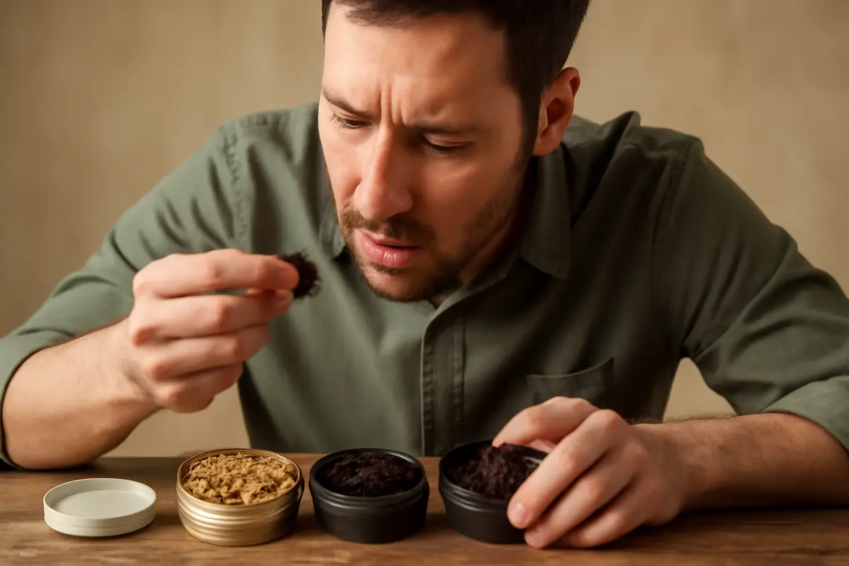 Tabacchi da masticare italiani: come si differenziano per aroma e consistenza alla prova pratica