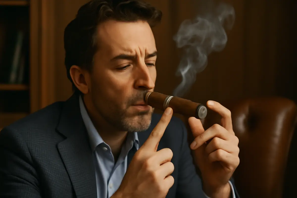 Come si fuma correttamente un sigaro senza rischiare amarezza? Il trucco che rispetto fa la differenza