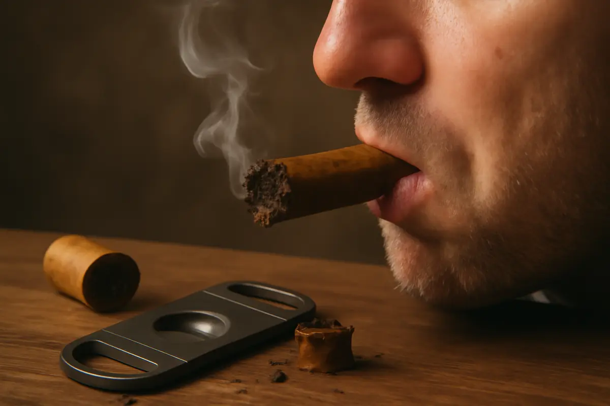 Cosa succede se tagli troppo corto un sigaro? L’errore che compromette tiro e combustione